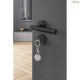 Chaveiro em Metal Formato Moeda Promocional com Logo H930089