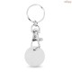 Chaveiro em Metal Formato Moeda Promocional com Logo H930089