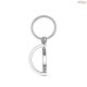Chaveiro Redondo em Bambu com Revestimento em Metal Personalizado H950071