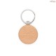 Chaveiro Redondo em Madeira de Faia Personalizado H950094