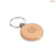 Chaveiro Redondo em Madeira de Faia Personalizado H950094