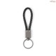 Chaveiro Retangular em Cordão Reciclado e Zinco com Anel de 32 mm Personalizado H950133