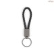 Chaveiro Retangular em Cordão Reciclado e Zinco com Anel de 32 mm Personalizado H950133