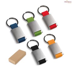 Chaveiros em Metal e Webbing Personalizado H930077