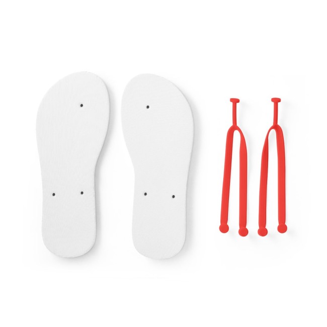 Chinelo com Sola em EVA Totalmente Personalizável em Sublimação e Tira em PVC Personalizado H950082