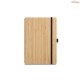 Conjunto Caderno A5 e Caneta em Bambu com Páginas Pautadas Personalizado H930624
