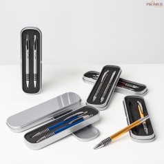 Conjunto Caneta e Lapiseira Metal Personalizado - H3215