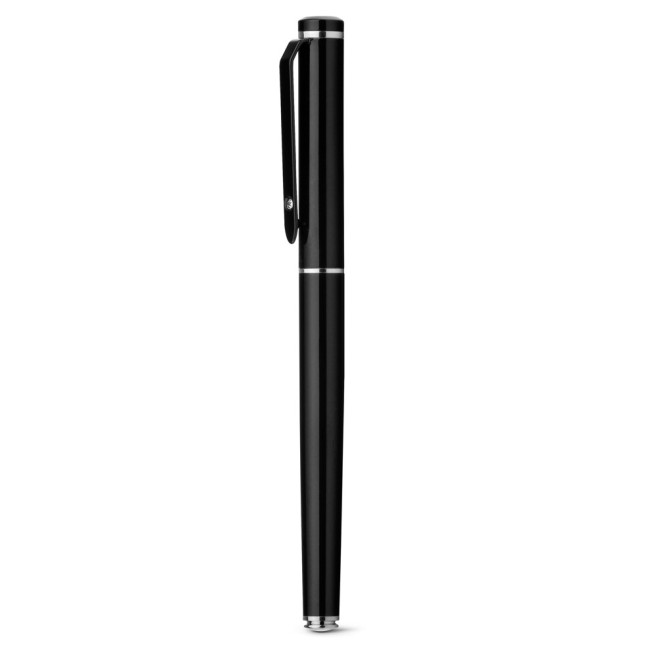 Conjunto caneta esferográfica e roller ball metálica  personalizado H810199
