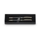 Conjunto caneta esferográfica e roller ball metálica personalizado H810210