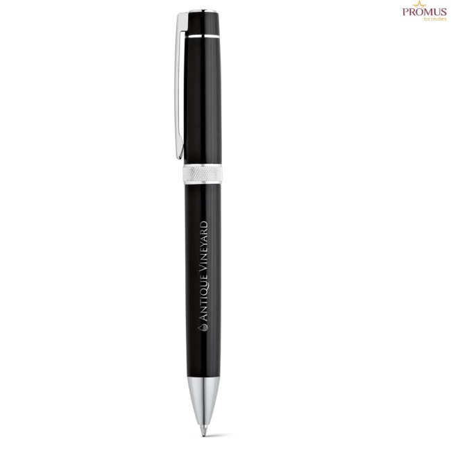 Conjunto de Canetas Roller e Esferográfica em Alumínio Personalizado H910816