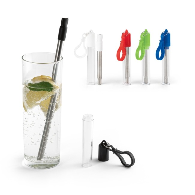 Conjunto de canudo, escova de limpeza e estojo personalizado H940057