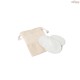 Conjunto de Discos de Limpeza Facial Reutilizáveis em Fibra de Bambu e Algodão Personalizado H950113