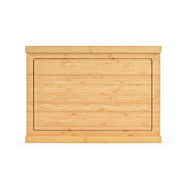 Conjunto de Tábuas em Bambu com 3 Facas Inclusas Personalizadas H940339