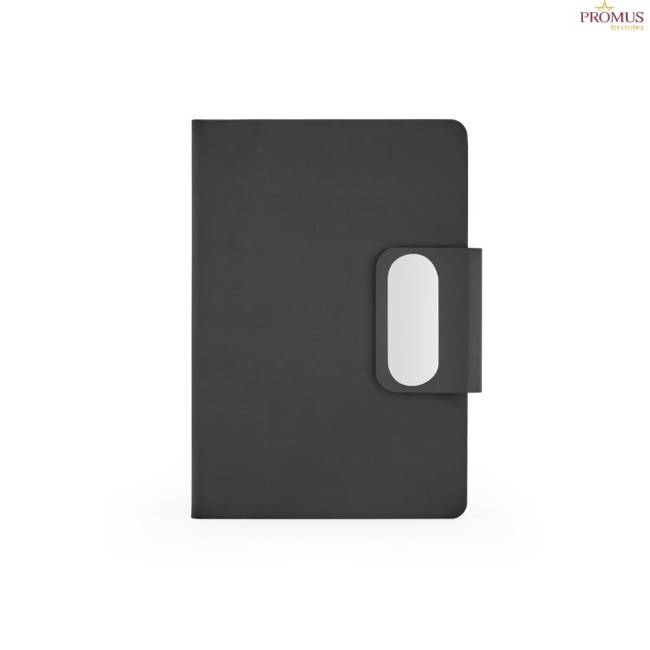 Conjunto Executivo Caderno A5 e Caneta em PU e Aço Inox Personalizado H930668