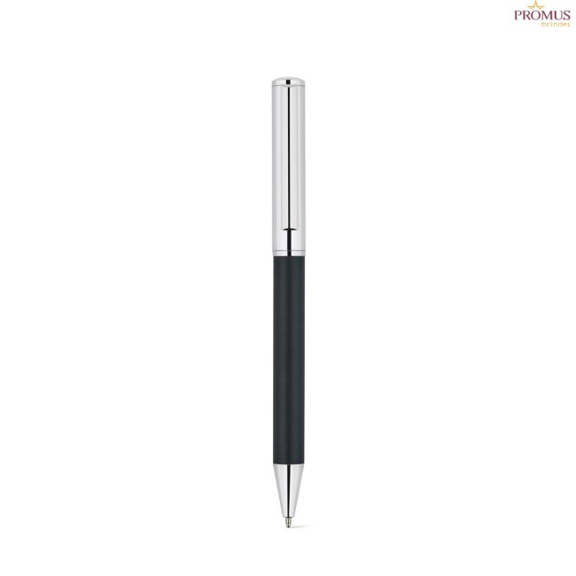 Conjunto Executivo Caderno A5 e Caneta em PU e Aço Inox Personalizado H930668