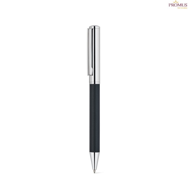 Conjunto Executivo Caderno A5 e Caneta em PU e Aço Inox Personalizado H930668
