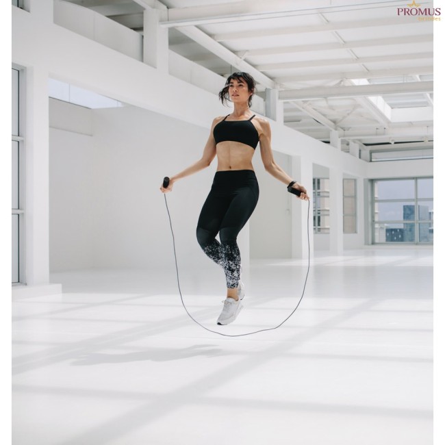 Conjunto Fitness Promocional com Elástico Extensor e Corda de Pular H980086