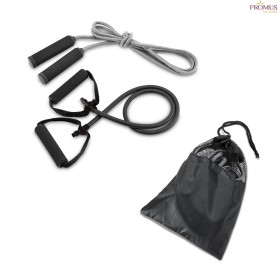 Conjunto Fitness Promocional com Elástico Extensor e Corda de Pular H980086