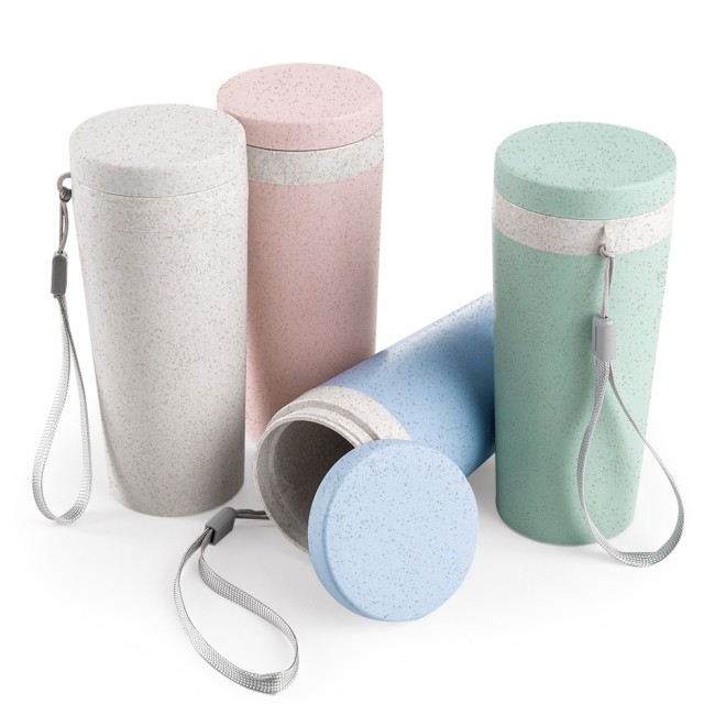 Copo Fibra de Bambu 350ml Personalizado para Brinde H2668