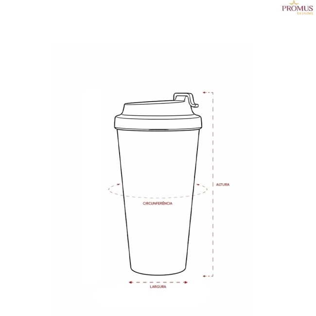 Copo Inox 480ml Personalizado - H3804