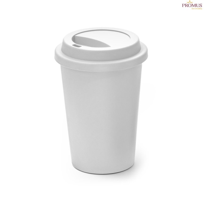 Copo Reutilizável em PP de Viagem 450 mL Personalizado H940322