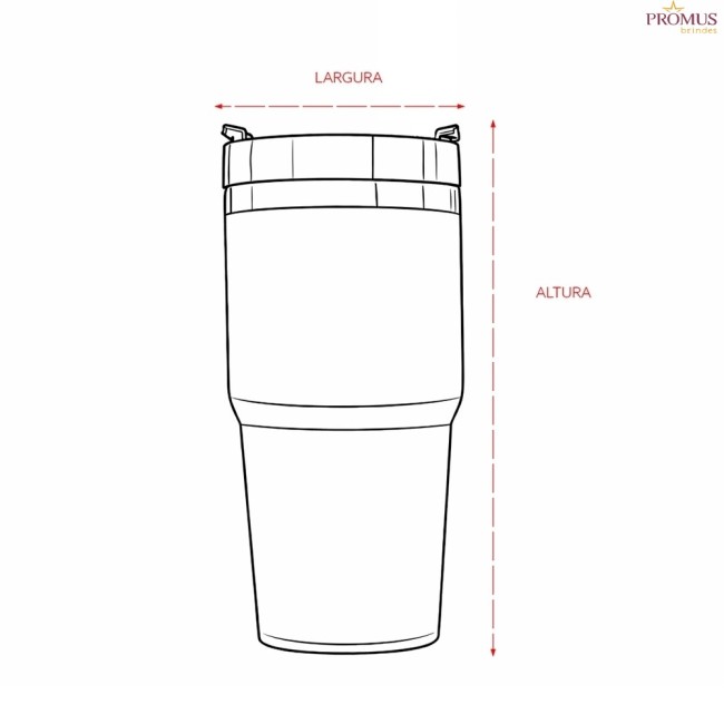 Copo Térmico 600ml Personalizado - H3682