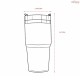 Copo Térmico 600ml Personalizado - H3682