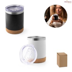 Copo térmico de viagem em aço inox 400 ml personalizado H940327