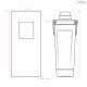 Coqueteleira Térmica 650ml Personalizada - H3948