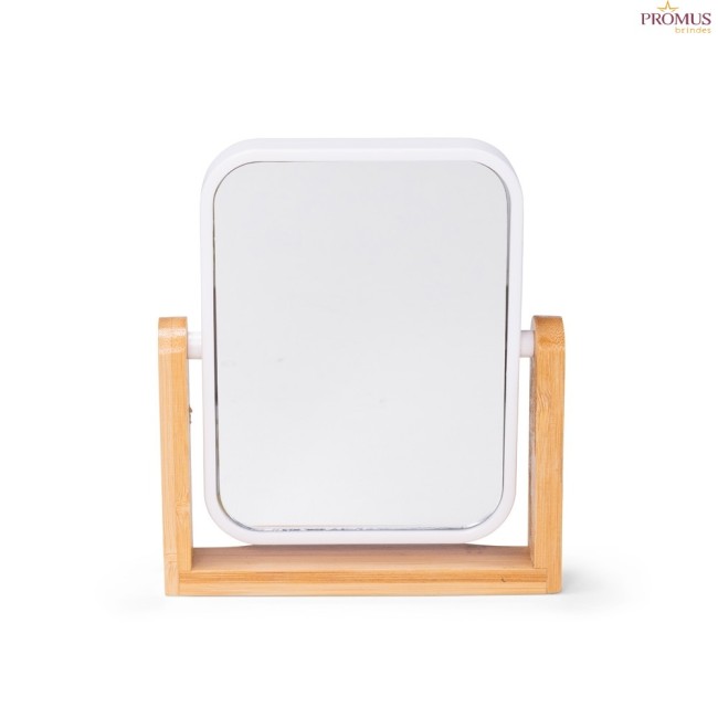 Espelho De Mesa retangular Bambu Personalizado - H3596