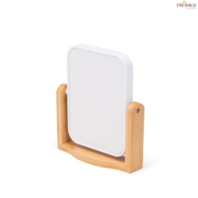 Espelho De Mesa retangular Bambu Personalizado - H3596