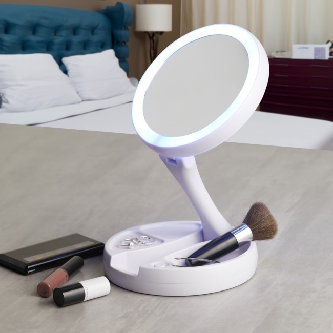 Espelho Dobrável com LED Personalizado H2716