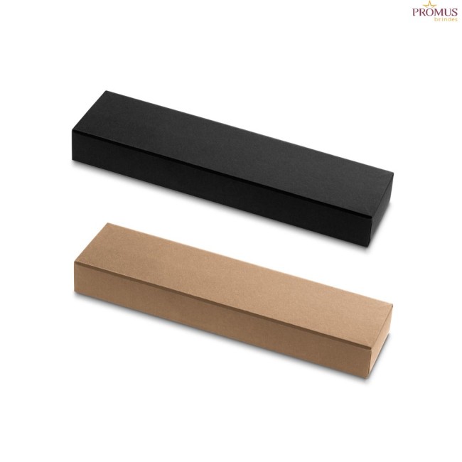 Estojo em Papel Kraft para 1 Esferográfica Personalizado H510970