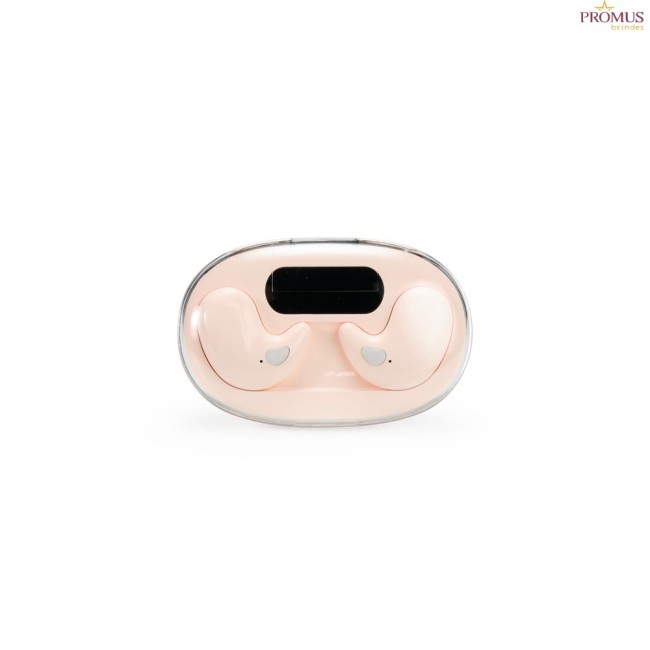 Fone de Ouvido Bluetooth com Case Carregador Personalizado - H3384