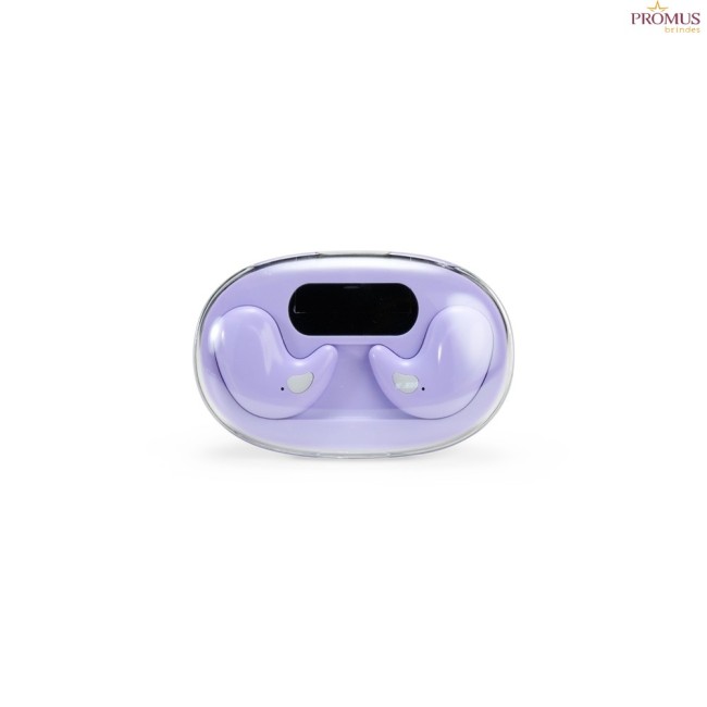 Fone de Ouvido Bluetooth com Case Carregador Personalizado - H3384