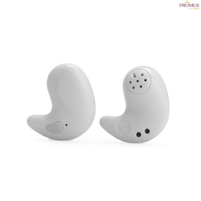 Fone de Ouvido Bluetooth com Case Carregador Personalizado - H3384