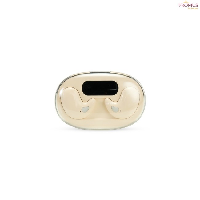 Fone de Ouvido Bluetooth com Case Carregador Personalizado - H3384