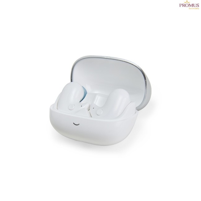 Fone de Ouvido Bluetooth com Case Carregador Personalizado - H3616