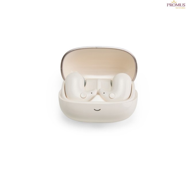 Fone de Ouvido Bluetooth com Case Carregador Personalizado - H3616