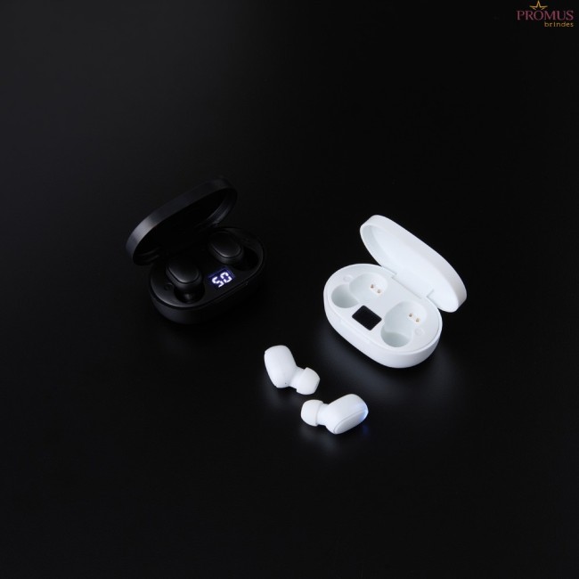 Fone de Ouvido Bluetooth Touch com Case Carregador Personalizado - H3484