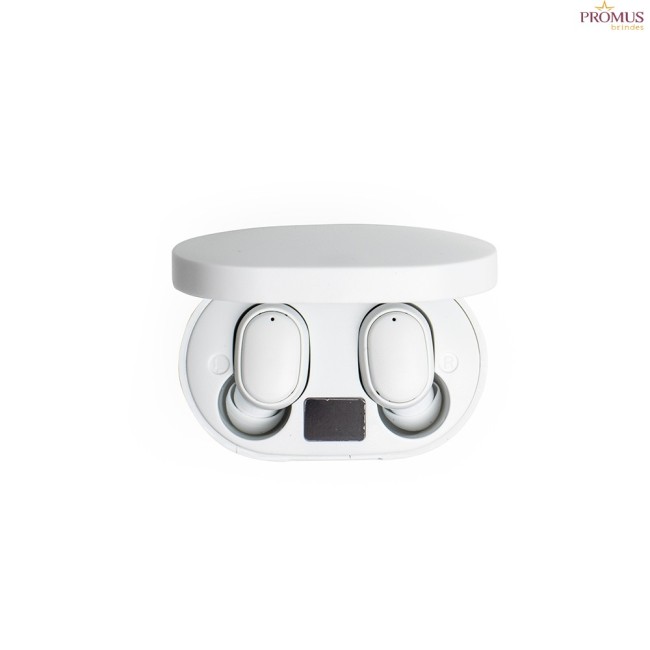 Fone de Ouvido Bluetooth Touch com Case Carregador Personalizado - H3484