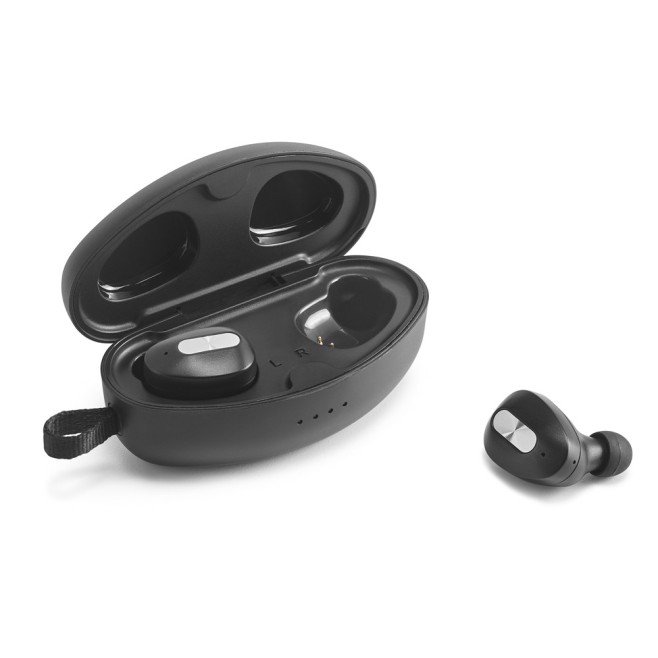 Fone de ouvido sem fio wireless em metal personalizado H970922