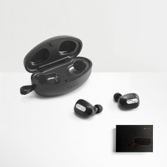 Fone de ouvido sem fio wireless em metal personalizado H970922