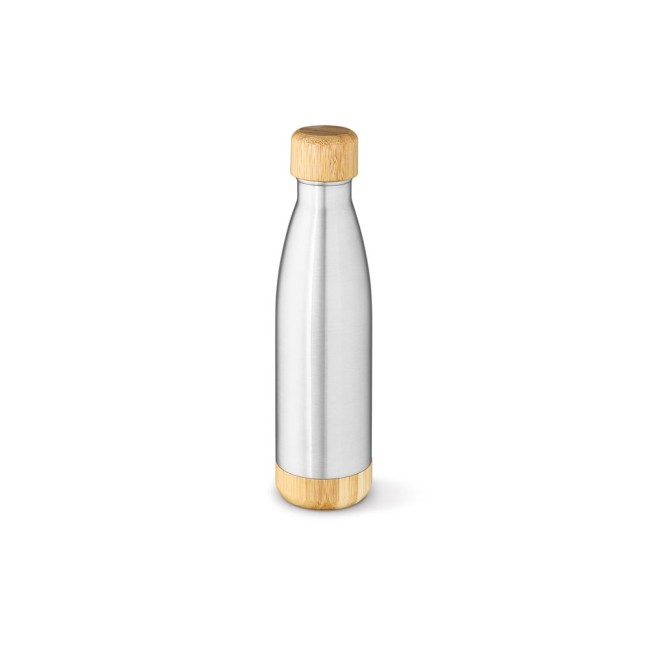 Garrafa Aço Inox com Tampa em Bambu Personalizados H940336