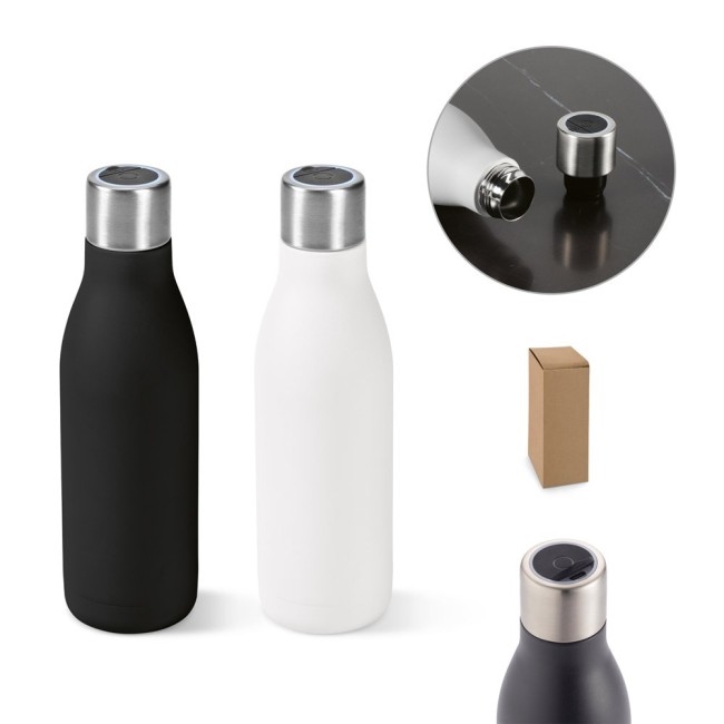 Garrafa em Aço Inox de Parede Dupla Térmica 500ml Personalizada H940343