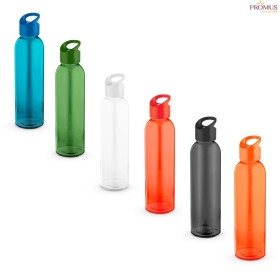 Garrafa em Vidro com Tampa em PP e Argola 500 mL Personalizada H940315