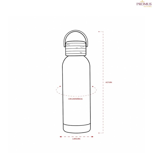 Garrafa Térmica 500ml Personalizada - H3676