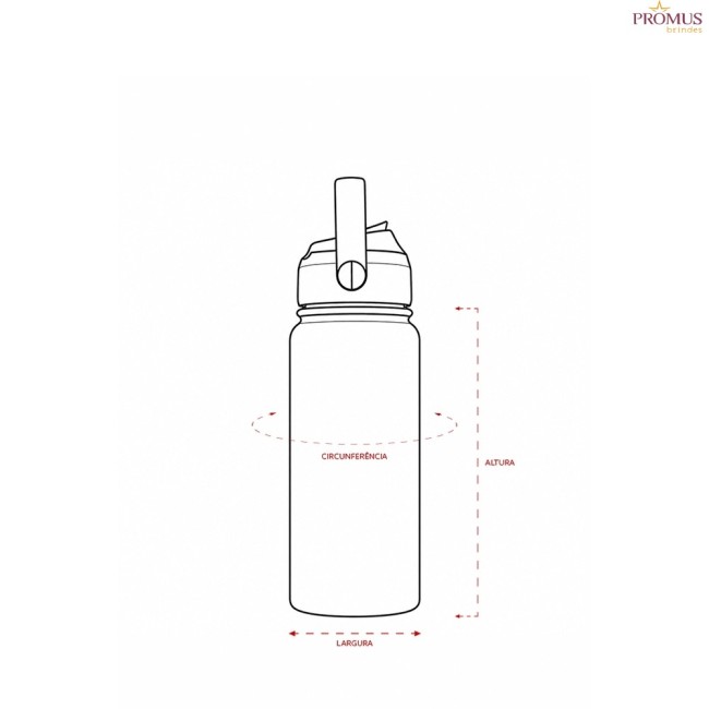 Garrafa Térmica 600ml Personalizada - H3663