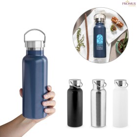 Garrafa Térmica em Aço Inox 36% Reciclado 810 mL Personalizada H940345