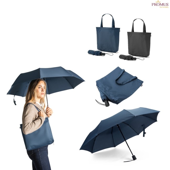 Guarda-chuva 2 em 1 com Sacola de Compras Personalizado H990094